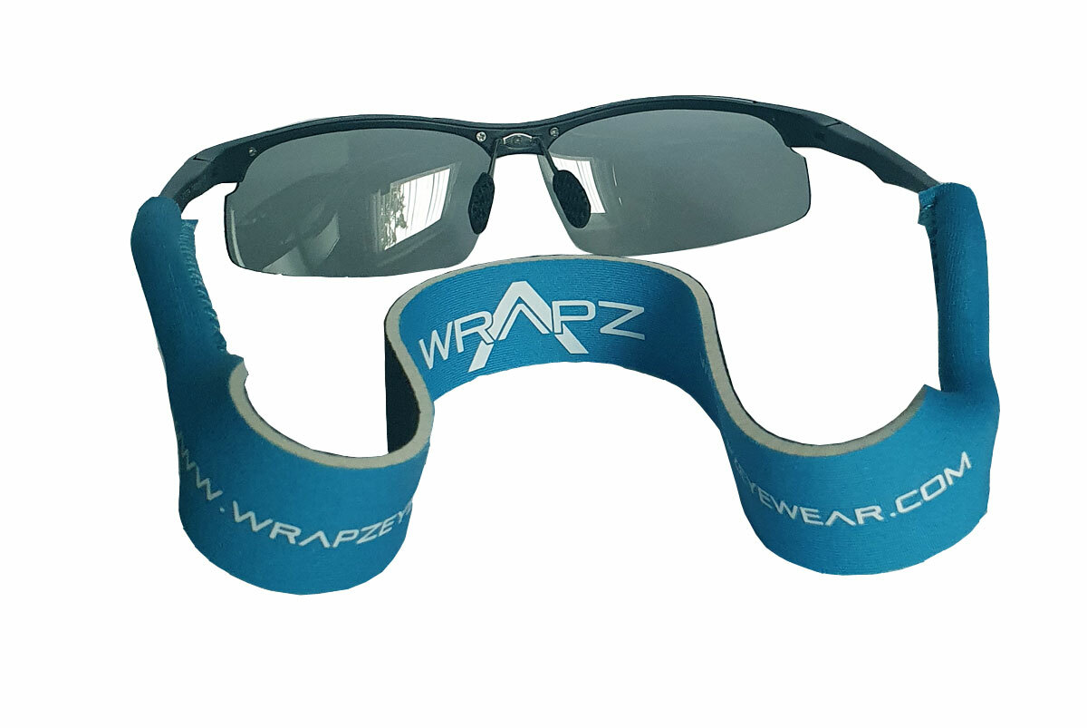 Wrapz Turquoise Floating Neoprene Glasses Strap Head Band STRAP ONLY