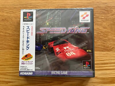Brandneu Speed King PS1 Sony PlayStation PSX Konami werkseitig versiegelt