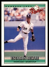 1992 Donruss The Rookies Esteban Beltre Rookie .  Chicago White Sox #10