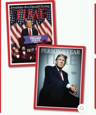 TIME Magazine Person of the Year 2024  Donald Trump + President Elect 2 Bundle
