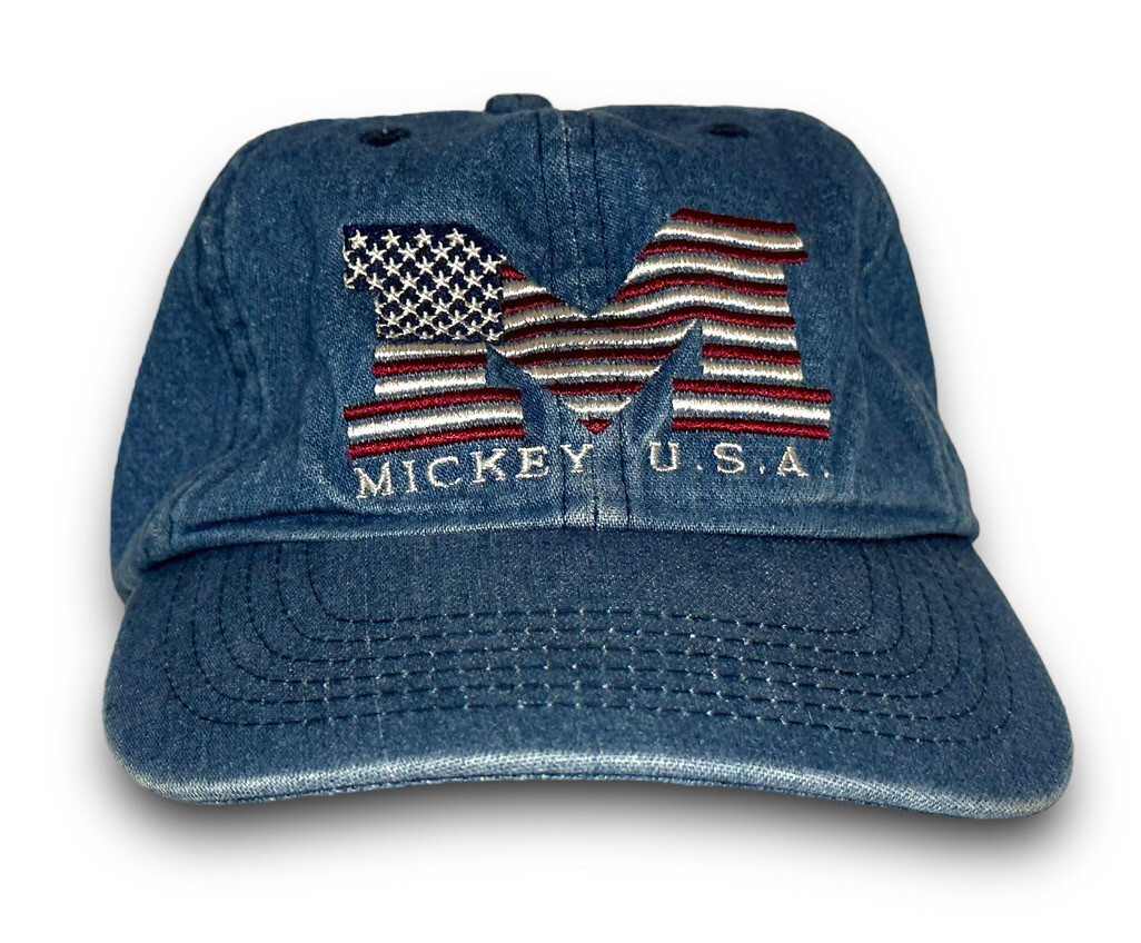 Vintage Disney Goofy’s Hat Co Mickey Mouse Denim Baseball Hat