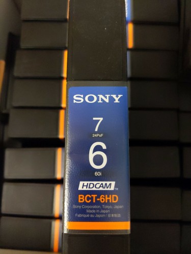 Sony BCT-6HD 60i HDCAM digital hdvs Videocassette - Picture 2 of 2