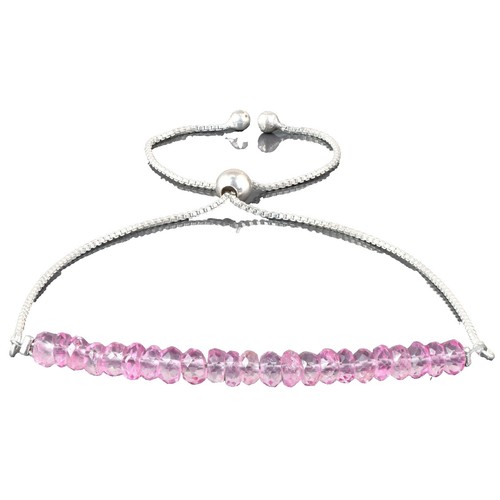 Charme Barbie Lettre B En Argent Sterling Avec Brillants Sur Fond Rose - Neuf
