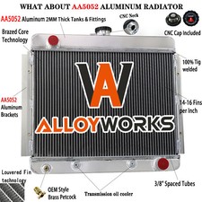 3-row Aluminum Radiator Fits 1962-1967 Chevrolet Chevy Ii Nova V8 Ss 5.4l At- 3-row Aluminum Radiator Fits 1962-1967 Chevrolet Chevy Ii Nova V8 Ss 5.4l At-