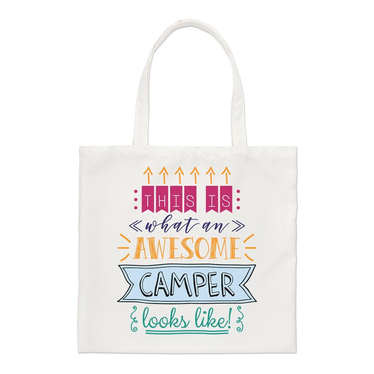 This Is What An Awesome Camper Looks Like Regular Tote Bag Best Festival Shopper