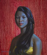 VLADIMIR TRETCHIKOF Art Poster or Canvas Print "Kensington Girl"