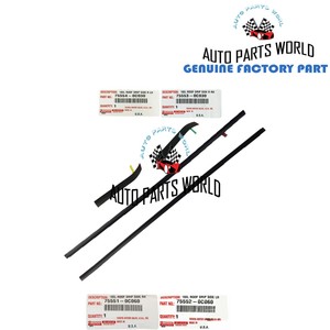 GENUINE TOYOTA TUNDRA CREWMAX FRONT & REAR ROOF DRIP SIDE FINISH