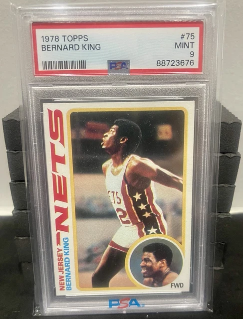 1978-79 Topps Bernard King #75 (RC) PSA 9 New Jersey Nets HOF