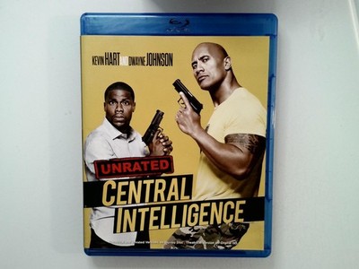 Central Intelligence Blu-ray 2016 Unrated Kevin Hart Dwayne Johnson