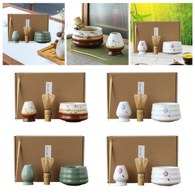 Complete Japanese Matcha Tea Set Handmade for Kitchen Utensils & Gadgets