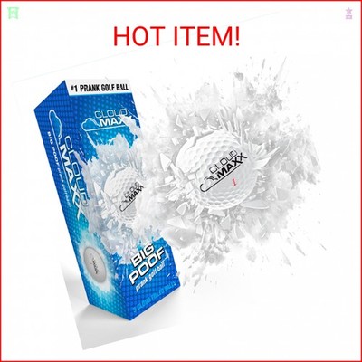 Laughing Smith Prank Golf Balls - Funny Exploding Golf Ball Trick - Gag Golfing