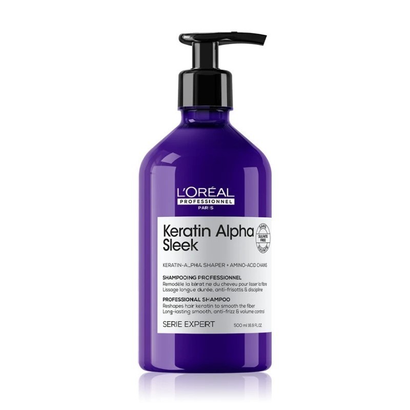 L’Oreal Professionnel Serie Expert Keratin Alpha Sleek Shampoo 500ml
