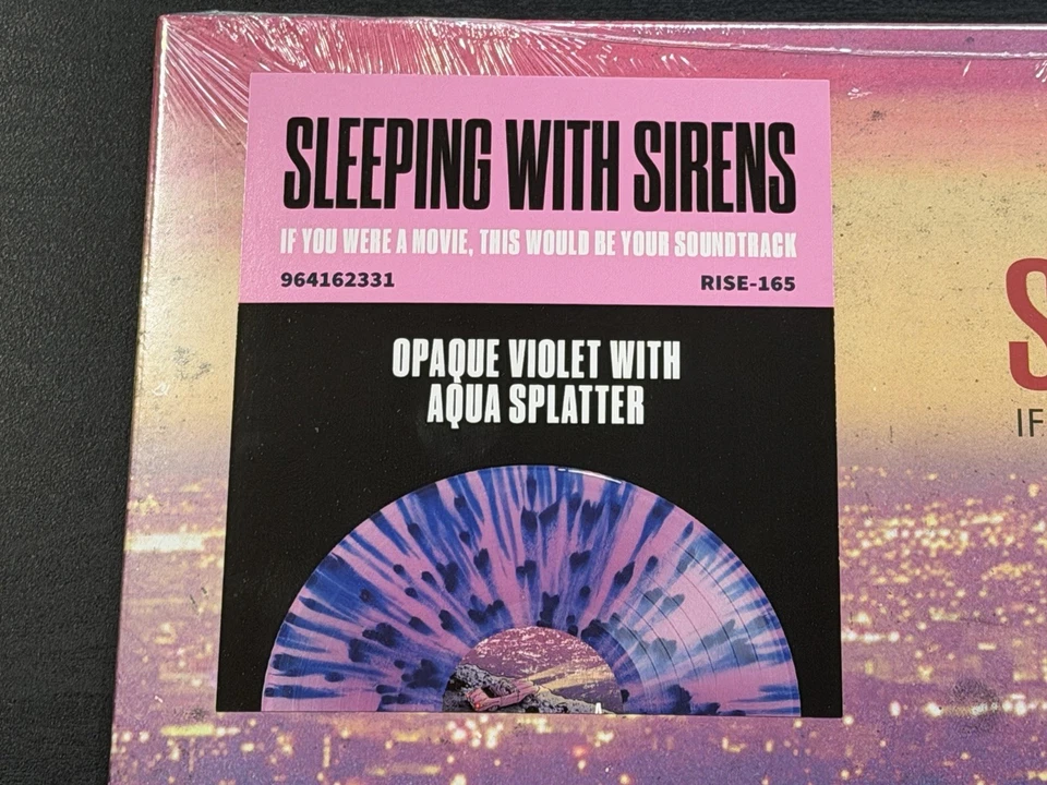 SLEEPING WITH SIRENS - If You Were A Movie T.W.B.Y.S Ltd SPLATTER COLOR VINYL LP - Image 2 of 4