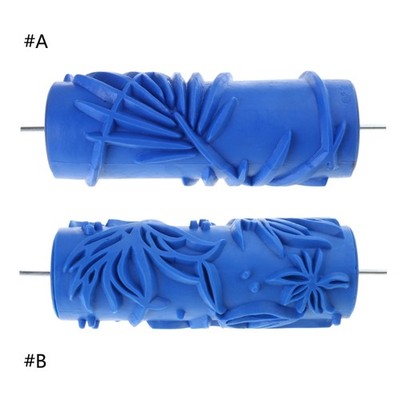 Decorative Paint Roller Sleeve for Wall Art Embossed Flower Pattern Homes Decor