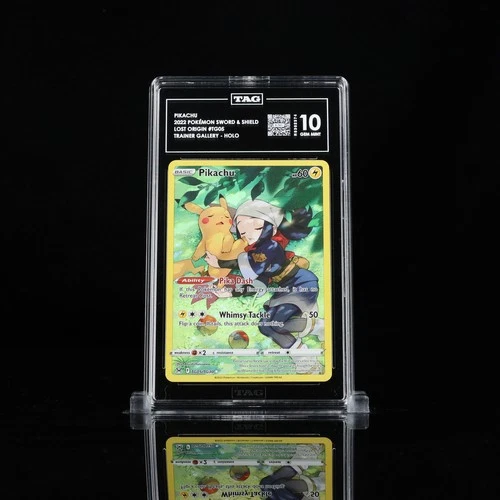 2022 POKEMON SWSH LOST ORIGIN PIKACHU TRAINER GALLERY TG05 TAG 10
