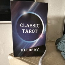 KLEDERY Classic Tarot Card Deck Set with Guidebook, Boxed Card Deck
