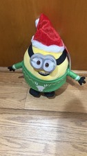 NEW Merry Minion Otto 8.5  Musical Dancing Plush Singing Deck The Halls