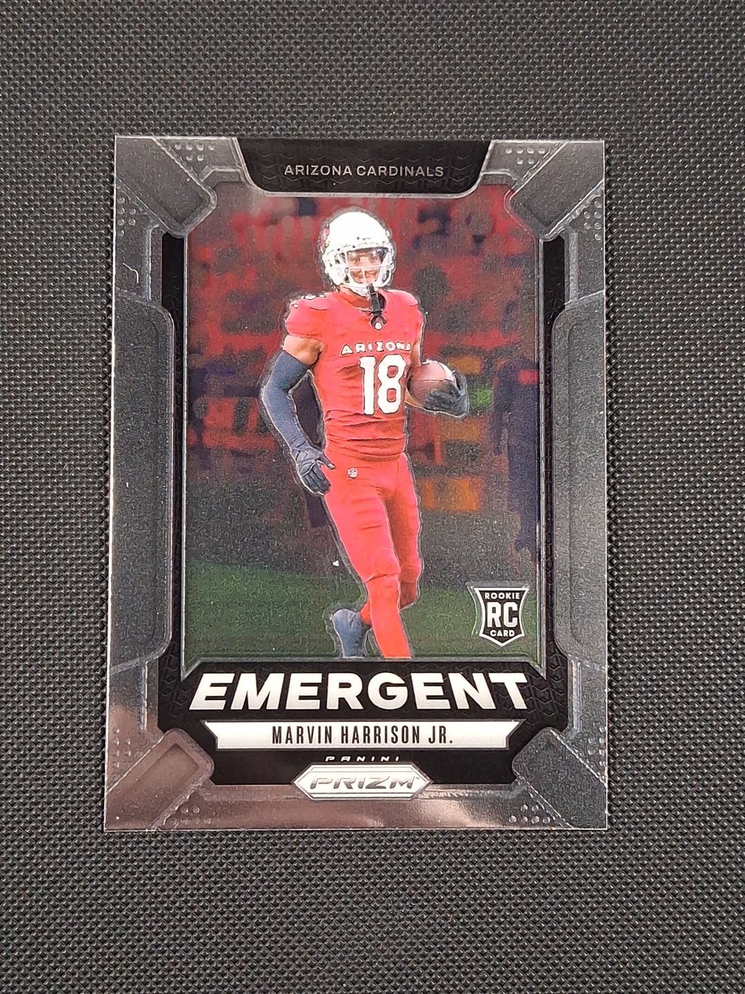 2024 Prizm Marvin Harrison Jr. Emergent RC Silver Rookie #5 Cardinals