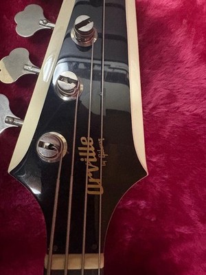 Electric Bass Guitar Orville by Gibson Thunderbird White Japan