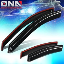 For 2016-2019 Chevy Cruze Window Visor Tape-on Sun Rain Guard Deflector 4pcs
