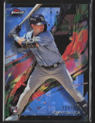 2024 Finest #7 Jonny DeLuca Blue Refractors #/200 Rookie RC