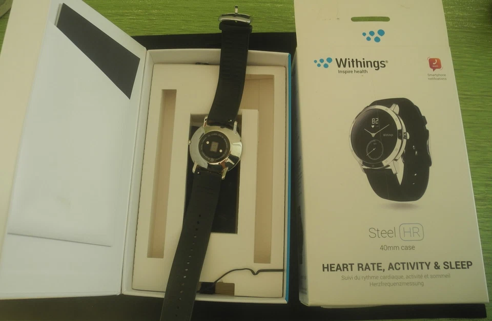 Withings Steel HR 40mm case Smartwatch Fitnesstrecker ohne Ladekabel defekt? - Bild 2 von 2