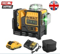 DeWalt DW089LG 12V Green Line 3 x 360 Laser Level Laser Tool No Battery