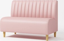 Sitzbank Dinerbank Sofa Cafe Bar Restaurants Einrichtung Stuhl Rosa