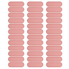 80 Pcs 0.87"x0.28" Phone Dustproof Net Sticker Phone Speaker Cover Red