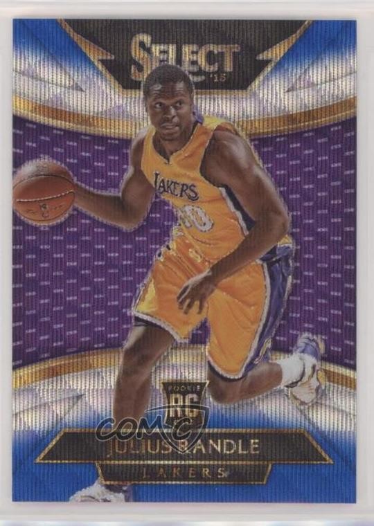 2014-15 Panini Select Courtside Blue & Silver Prizm Julius Randle #296 0y3t