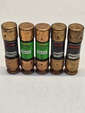Cooper Bussmann FRN-R-10 Fuse Tron Time Delay Fuse 10A 250V Lot of 5 a12