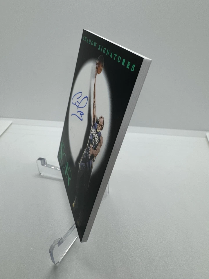 2024-25 Noir George HillShadow Signatures Auto #’d/49 SSP Pacers Foto 3 de 4