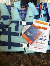 Speedo Life Vest PFD JUNIOR 55-88 Lbs New With Tags, Blue