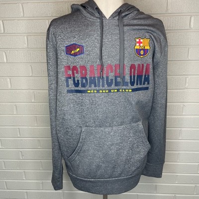 FCB FC Barcelona Hoodie Sweatshirt Soccer Football Official Unisex MEDIUM