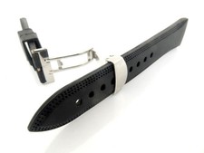 Cinturino subacqueo gomma silicone Monza 22 mm 100% impermeabile chiusura deployante