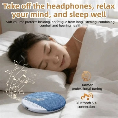 Under-Pillow Speaker for Sleeping - Portable Wireless Bluetooth Bone Conduction