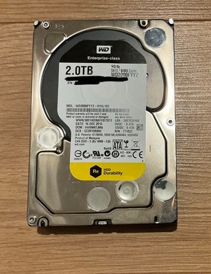 Western Digital WD RE4 2TB HDD 3.5 SATA 64MB WD2000FYYZ KOMPLETT GETESTET + GEWISCHT