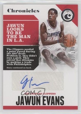 2017-18 Panini Chronicles 83/199 Jawun Evans #CA-JEV Rookie Auto RC 0en