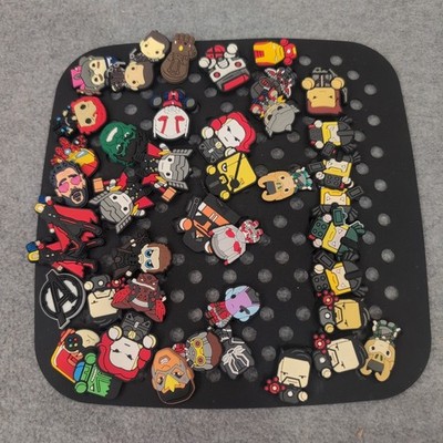Marvel Avengers Superhero Shoe Charms Bulk Lot Mixed Characters PVC 40pc