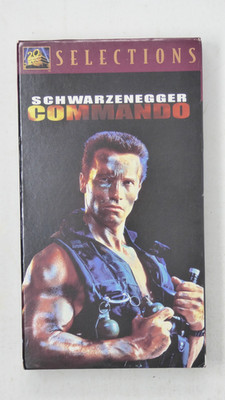 Commando (VHS, 1997) Arnold Schwarzenegger 