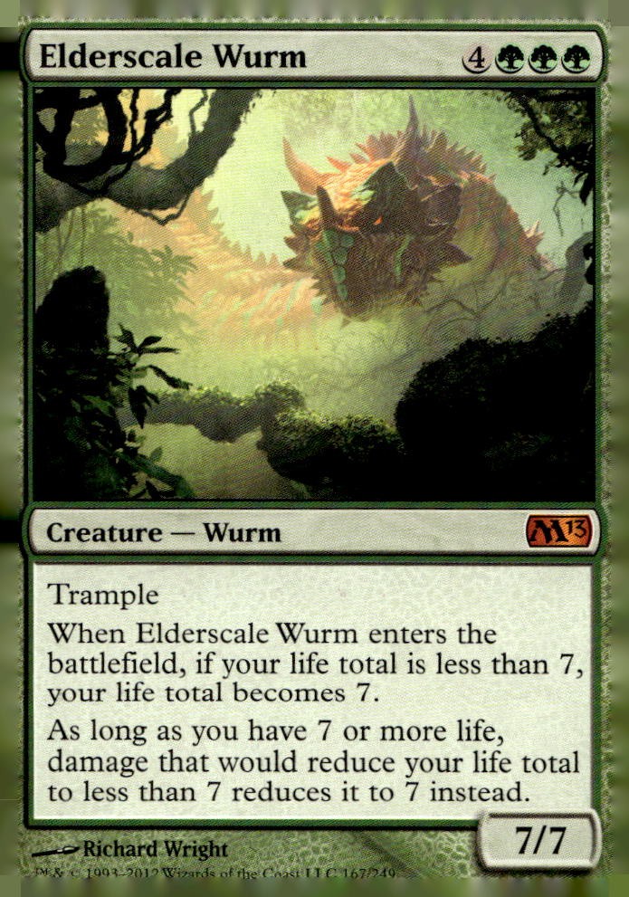 Magic 2013 (M13) #167 Elderscale Wurm