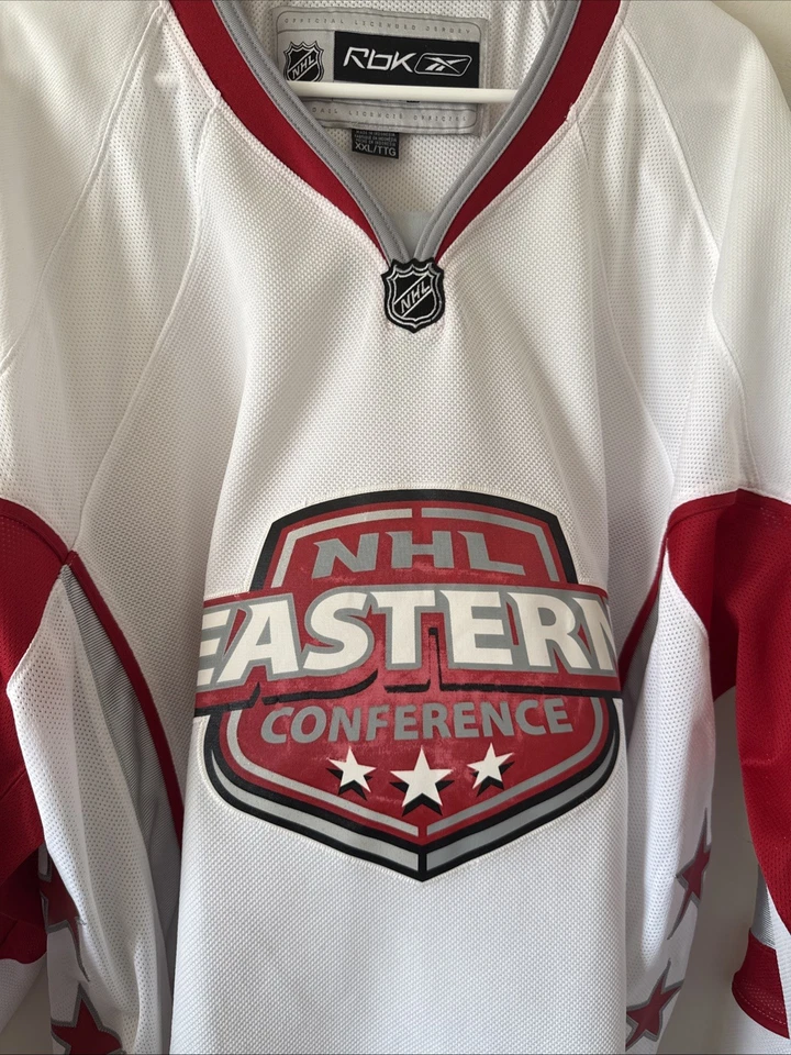 Camiseta deportiva para hombre Reebok NHL Eastern Conference 2007 All Star Game talla 2XL - blanca Foto 2 de 4