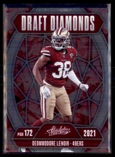 2025 Absolute Football Draft Diamonds Deommodore Lenoir 49ers #172