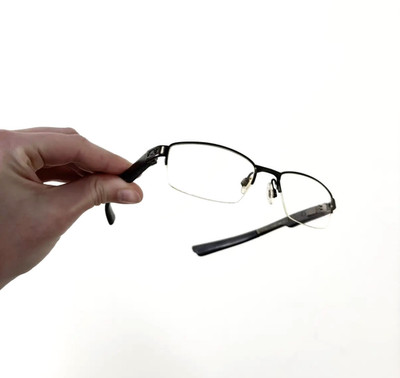 Oakley Brille Brillengestell Pewter Schwarz Halbrand Double Tap OX3123-0253 5...