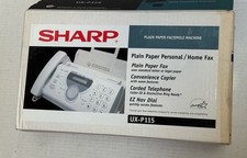 Sharp UX-P115 Plain Paper Fax Machine Phone Copier Facsimile Home Office