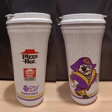 Vintage ECU Pirates Student Stores Pizza Hut Delivery Whirley Insulated Cup