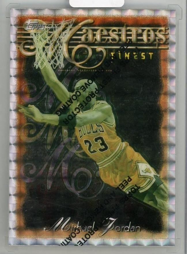 Michael Jordan 1996 Topps Finest #127 Silver - Refractor (No