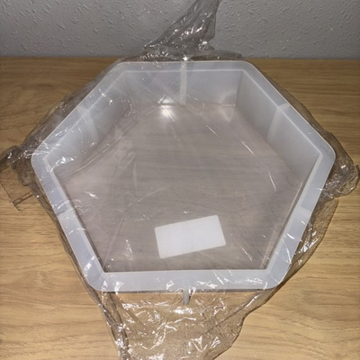 #ad Octagon Silicone Mold for Resin Large Resin Mold Glossy Deep Bowl Mold 6” $14.99