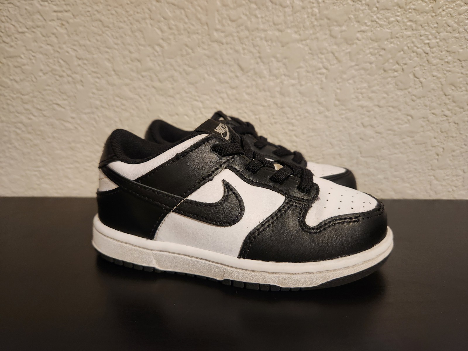 Nike Shoes Toddler Size 9C Black White Dunk Low Panda Sneakers Kids CW1589-100