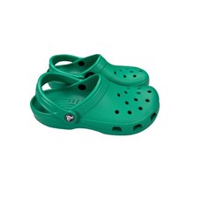 Crocs Classic Clog K Kids Green Slip On Water Shoes 204536-3TJ Size J4